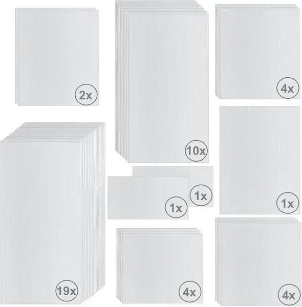 Hohlkammerstegplatten Set 46-teilig