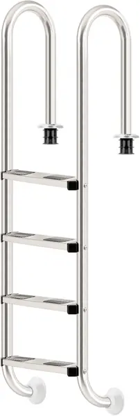 V2A Edelstahl Poolleiter mit 4 Stufen